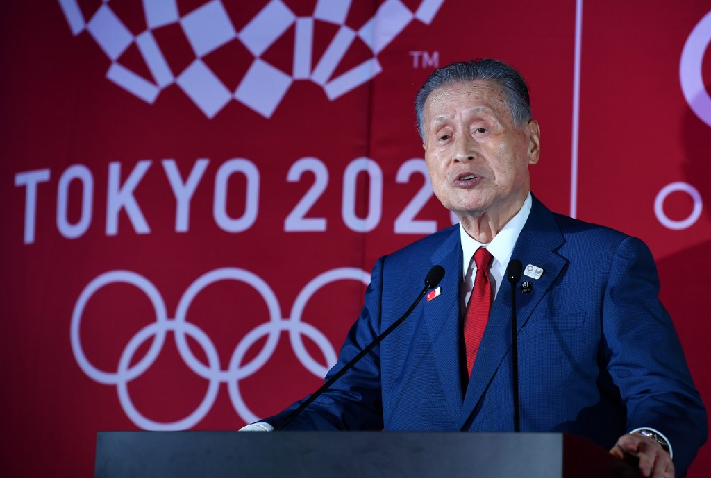 東京奧運籌備委員會主席森喜朗。(AFP)