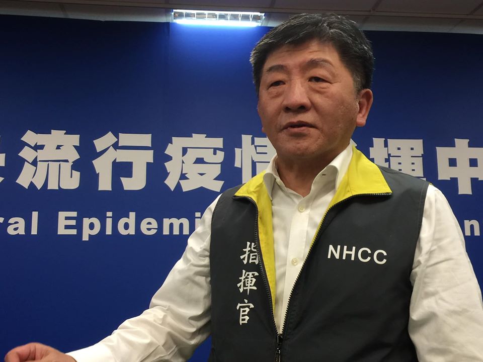 中央流行疫情指揮中心指揮官、衛生福利部長陳時中表示，該病患因為過了潛伏期，所以社區情況不用過於緊張。(蕭照平 攝)