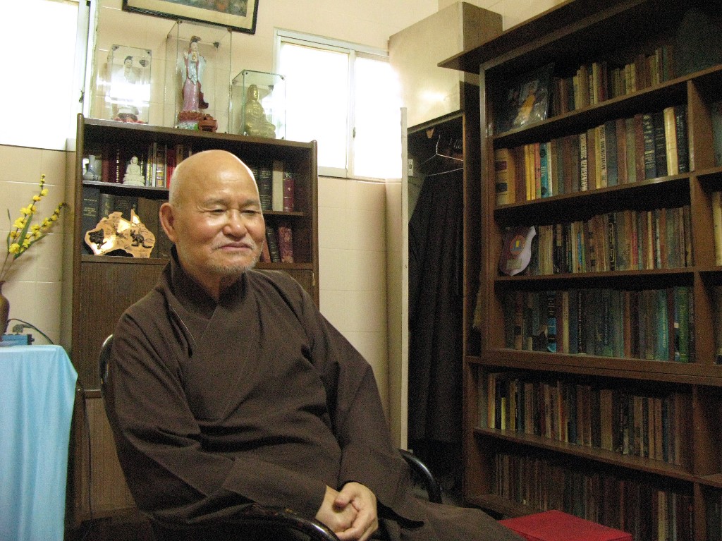 數度獲諾貝爾和平獎提名的越南異議僧侶釋廣度(Thich Quang Do)。(資料照 / 法新社)