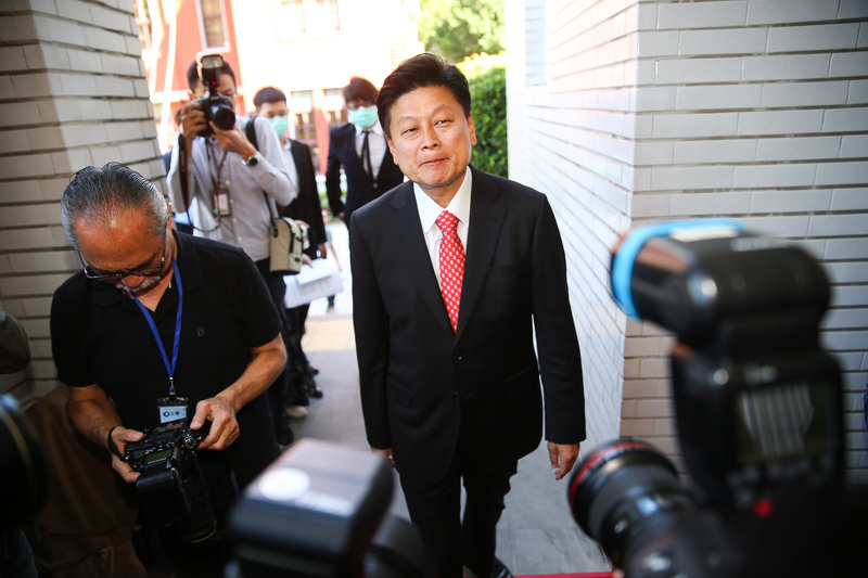 無黨籍立委傅崐萁因炒股案遭判刑定讞，須入獄服刑。(圖：中央社)