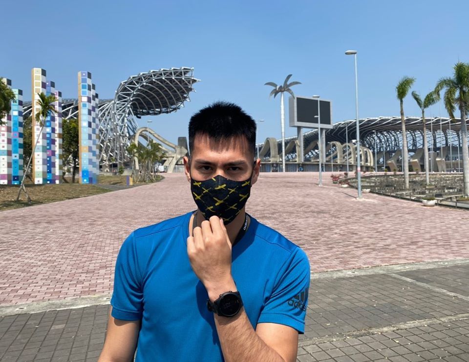 短跑好手楊俊瀚拿到東奧門票。(臉書)