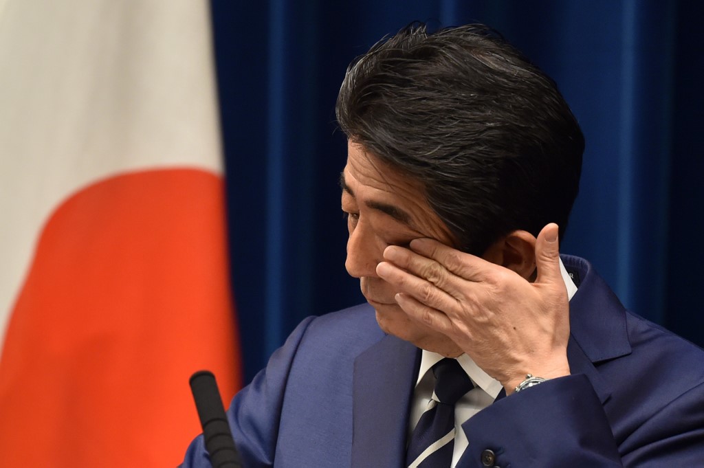 日本首相安倍晉三。 (AFP)