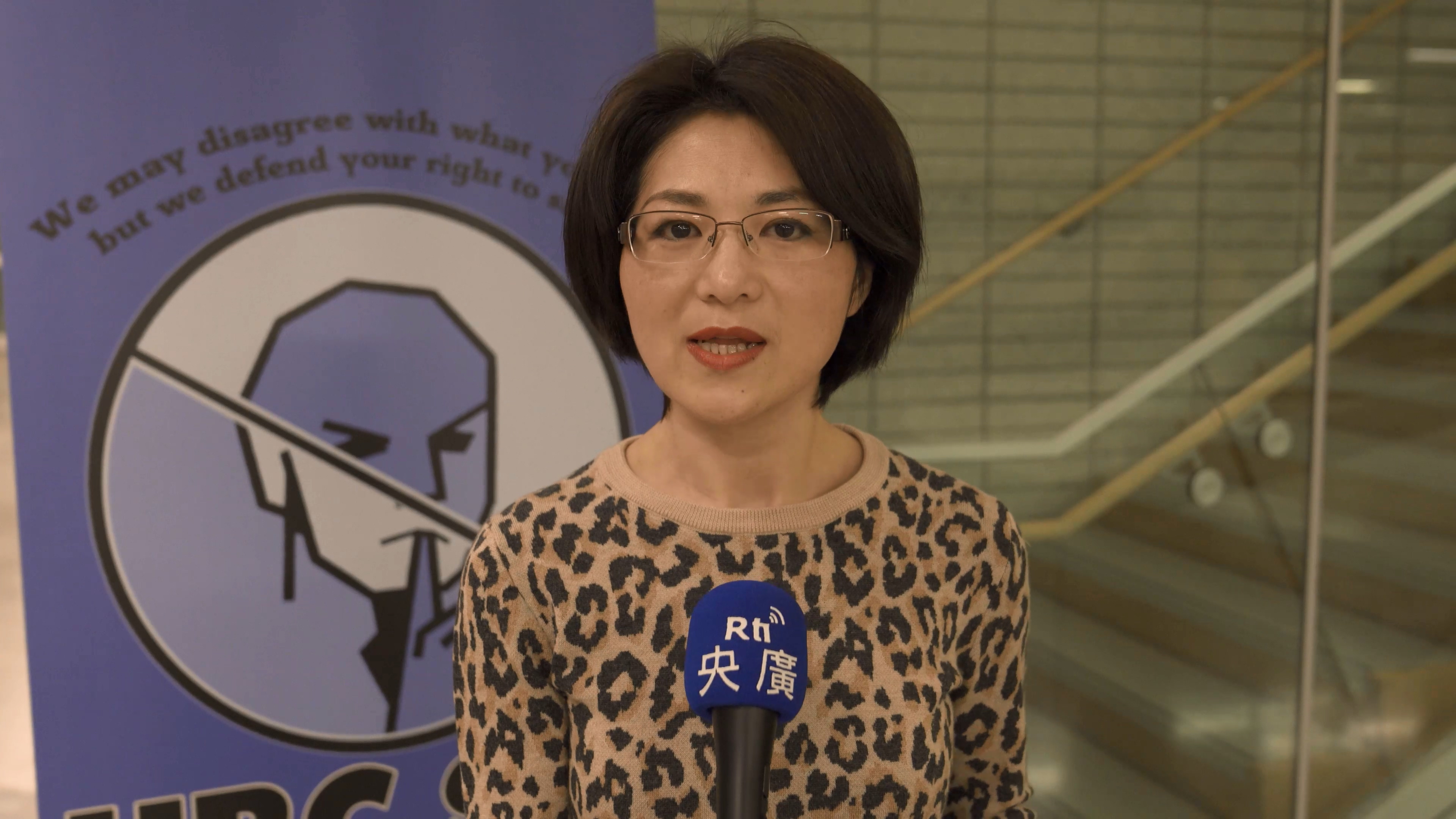 導演秋旻。(央廣特約記者張雅如攝)