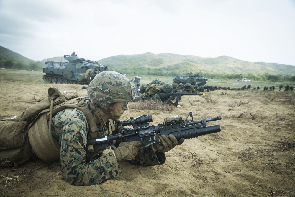 邁入第39年的美泰聯合金色眼鏡蛇軍演進行人道協助和災難救援演練。(圖/推特)