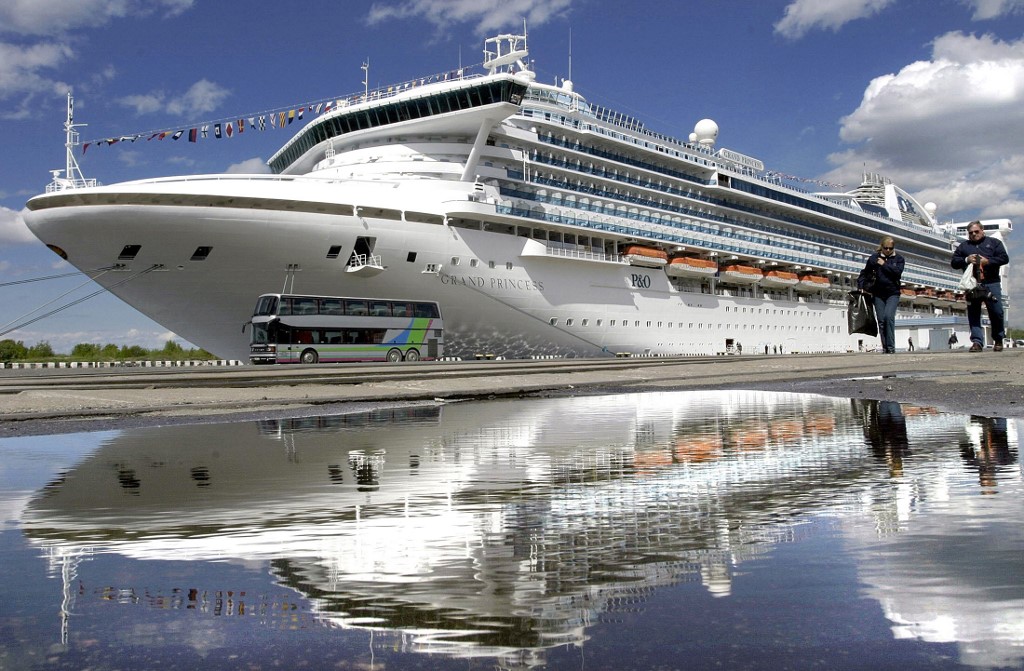郵輪「至尊公主號」（Grand Princess）。(AFP)