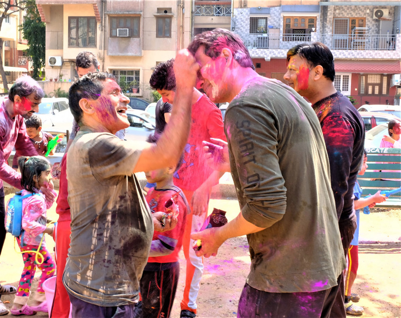 印度疫情升溫 多地禁荷麗節慶祝活動。(圖:中央社檔案照片)