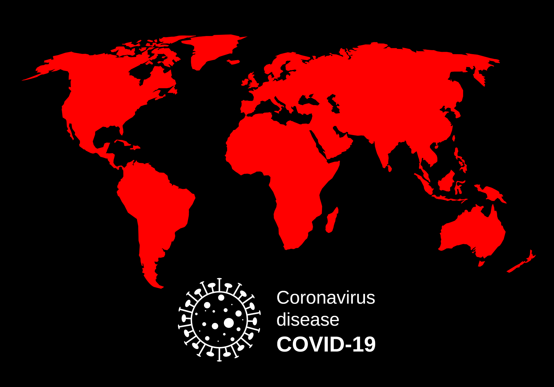 COVID-19(武漢肺炎)疫情延燒全球。(pixabay圖庫)
