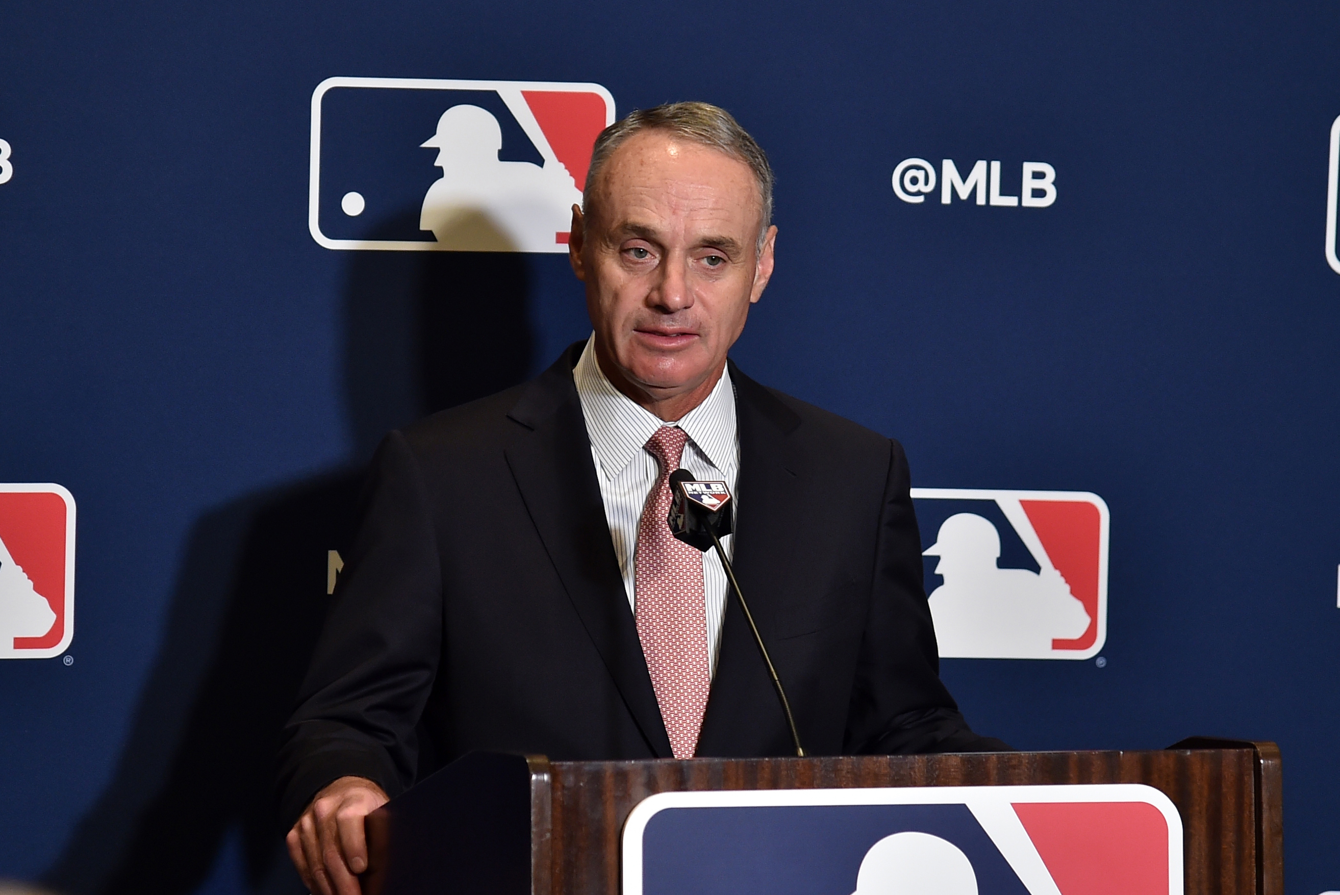 美國職棒大聯盟MLB主席曼佛瑞德(Rob Manfred)。 (RT/達志影像)