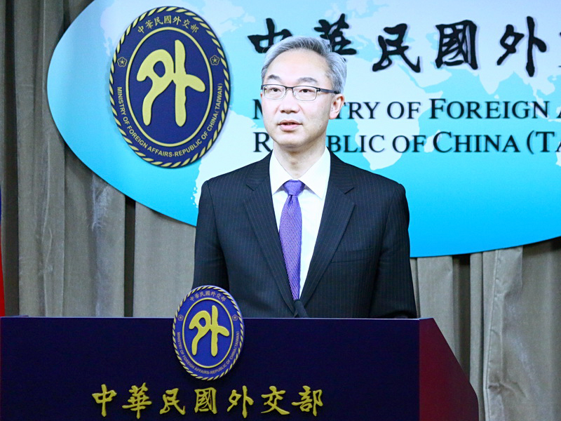 外交部北美司司長姚金祥 (央廣記者王照坤 攝)