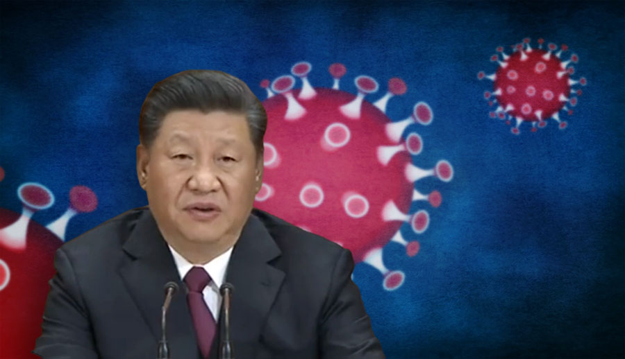 中國近期要求大學等研究機構有關病毒起源的研究必須送審後才能發表，被質疑真相公開恐危及中共利益。（合成圖）