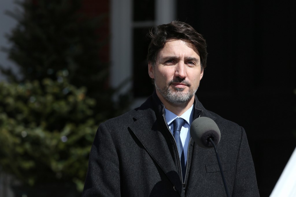 加拿大總理杜魯道(Justin Trudeau)。 (AFP)