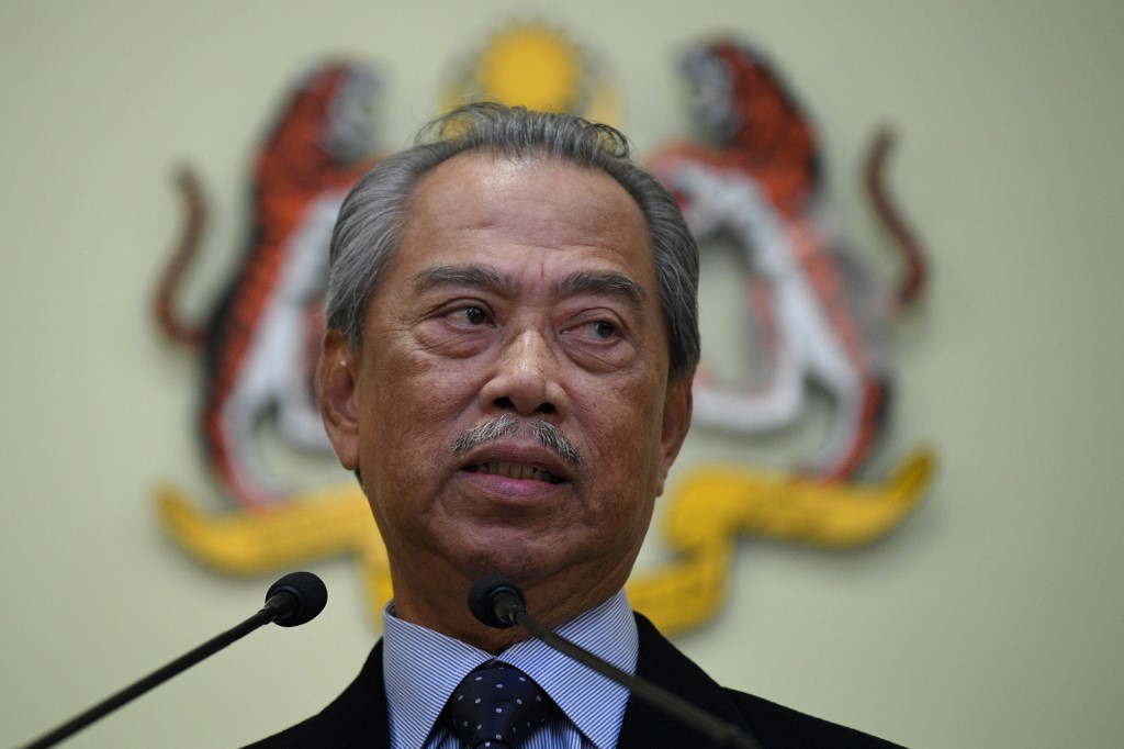 馬來西亞首相慕尤丁(Muhyiddin Yassin)。 (AFP)