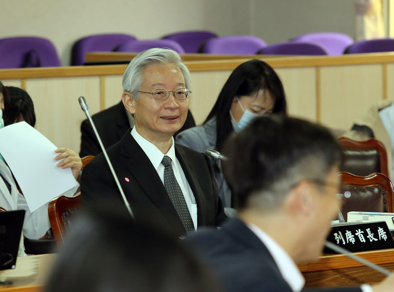 司法院祕書長林輝煌（中）。(資料照片/CNA)