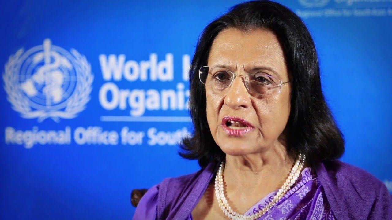 世衛東南亞區域主任辛赫(Poonam Khetrapal Singh)。 (圖:WHO)