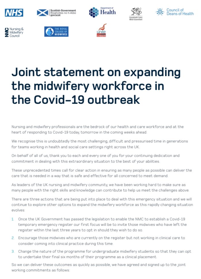 因應COVID-19疫情持續在英國延燒，倫敦當局期盼6.5萬名離職護士與醫生返回醫療工作崗位，共體時艱。(圖/推特)