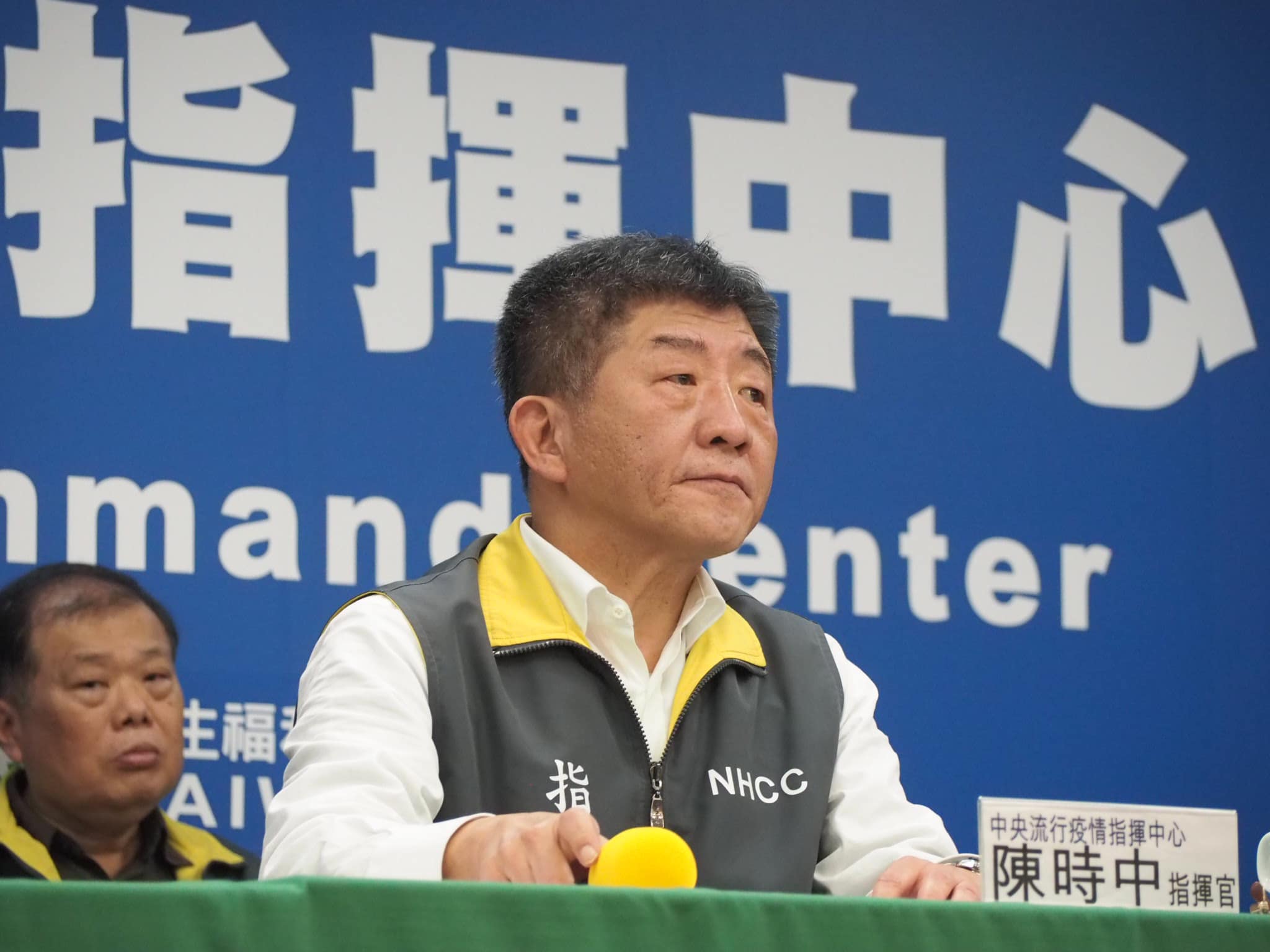 中央流行疫情指揮中心陳時中指揮官。(蕭照平 攝)