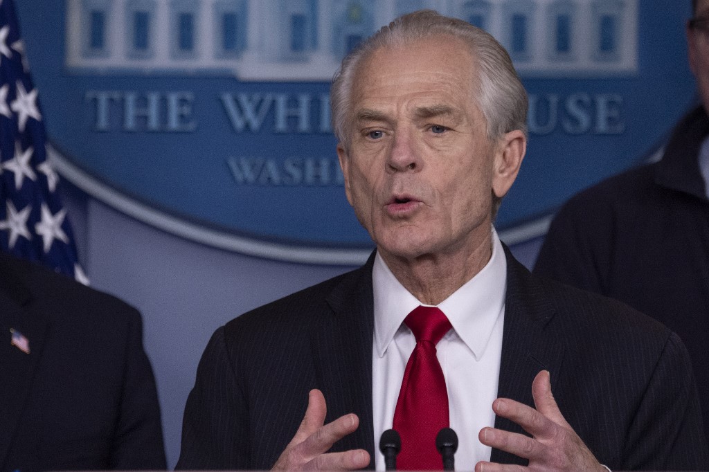 川普的貿易顧問納瓦洛(Peter Navarro)。 (AFP)