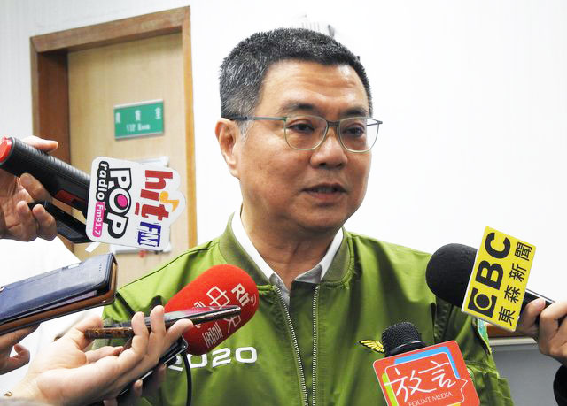 民進黨中央2020大選選戰約支出新台幣7億元被質疑是「新海角七億」，民進黨主席卓榮泰駁斥（劉玉秋攝）
