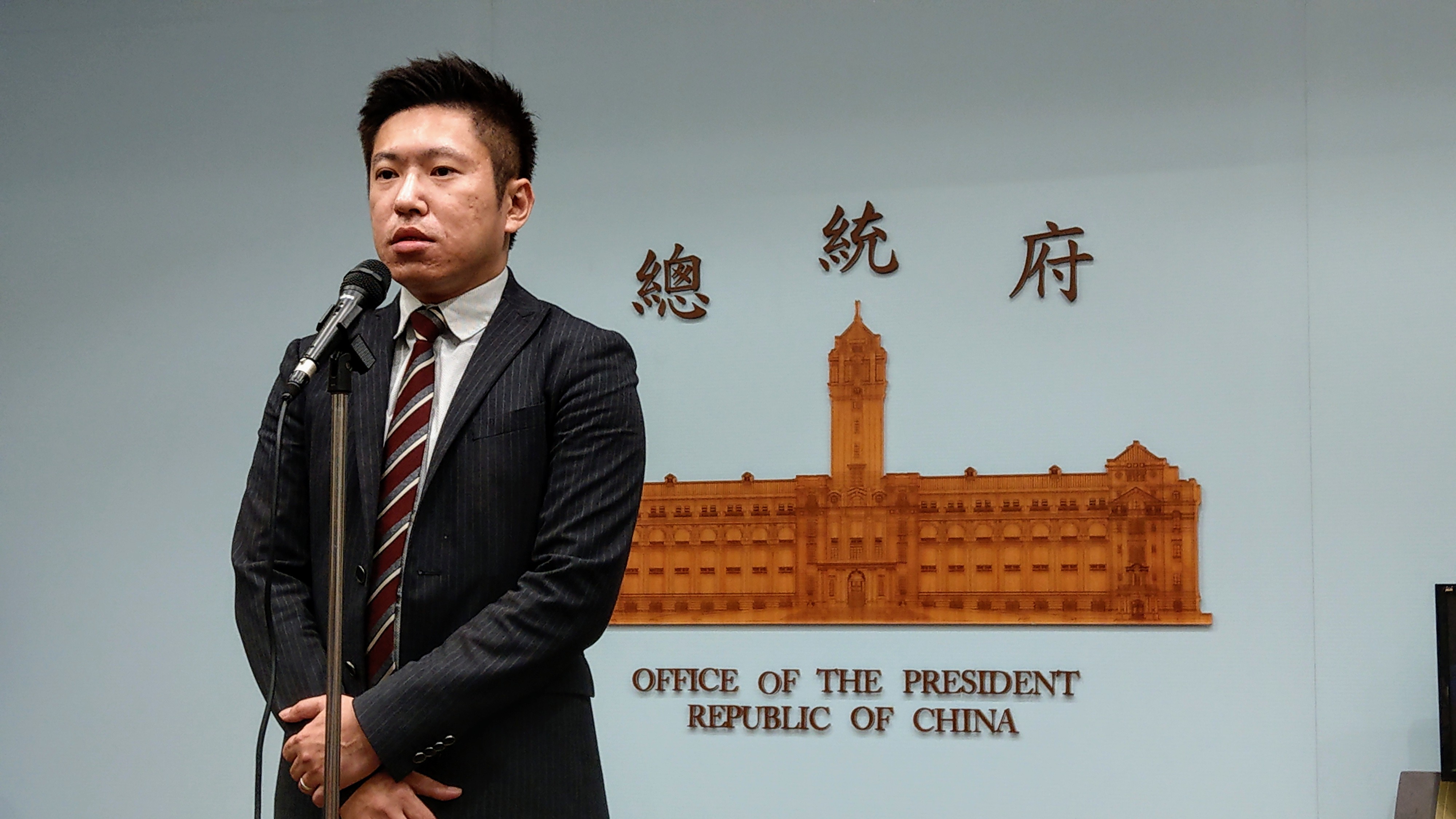 總統府發言人張惇涵26日表示，歡迎香港人民及專業人士申請來台長期居留或定居。(資料照/歐陽夢萍 攝)