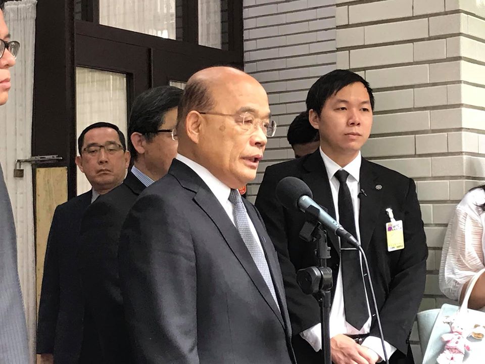 行政院長蘇貞昌表示，如果真有此事會依法偵辦，如果沒有也不應該冤枉人家。(資料照/鄭舲 攝)