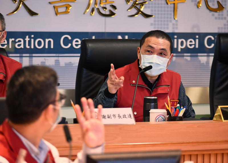 新北市長侯友宜倡議「北北基桃宜」5縣巿共組防疫區域聯防。(圖：中央社)