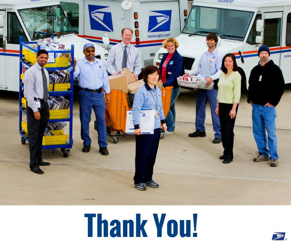 美國郵務標榜親切快速零距離，但在病毒肆虐期間，無法隔開社交距離，卻也讓他們受到重創。示意畫面，取材自美國郵政總署。