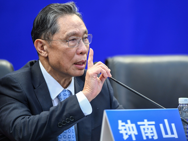 中國知名抗疫專家鍾南山。（圖:中央社檔案照片）