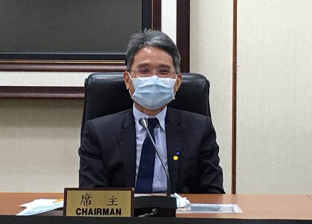 經濟部水利署署長賴建信指出，防疫用水量低於預期，上半年供水應可無虞。(謝佳興 攝)