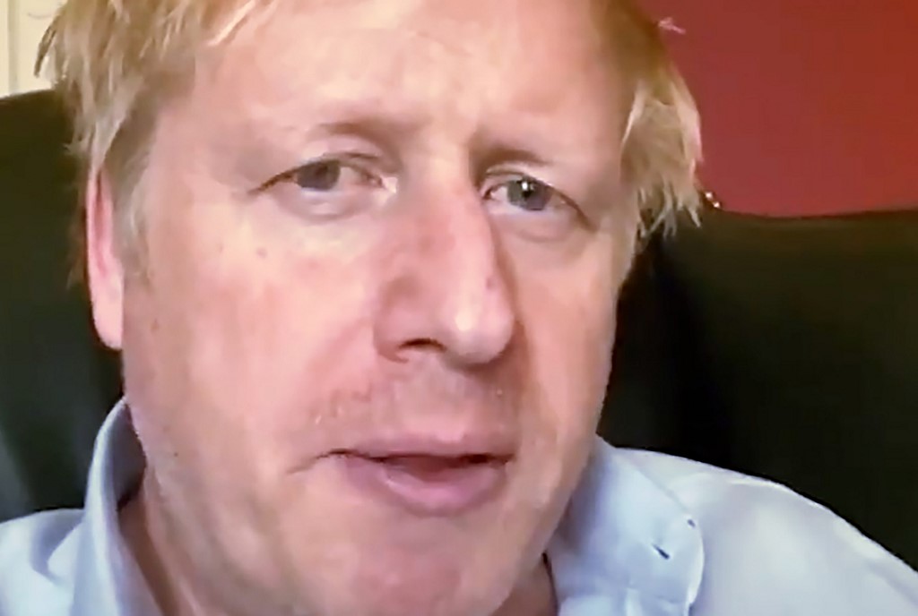 英國首相強生(Boris Johnson) (AFP)