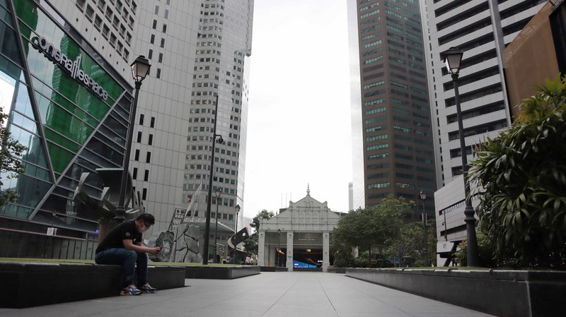 商用地產顧問世邦魏理仕(CBRE)報告指出，位於新加坡中央商業區(CBD)的頂級商用辦公室房地產，非常容易受到地球暖化引發海平面上升造成洪災的風險影響。(示意圖：中央社)