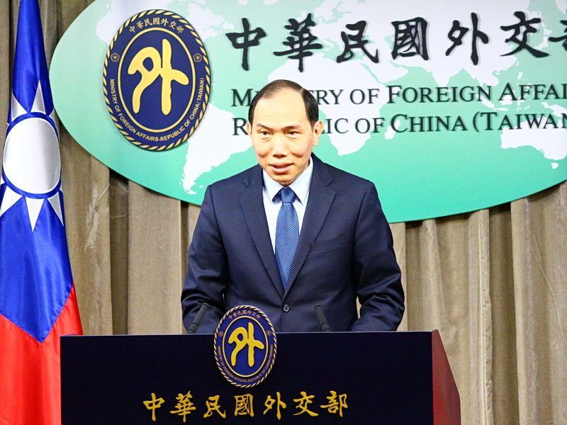 外交部亞非司司長楊心怡 (央廣記者王照坤 攝)