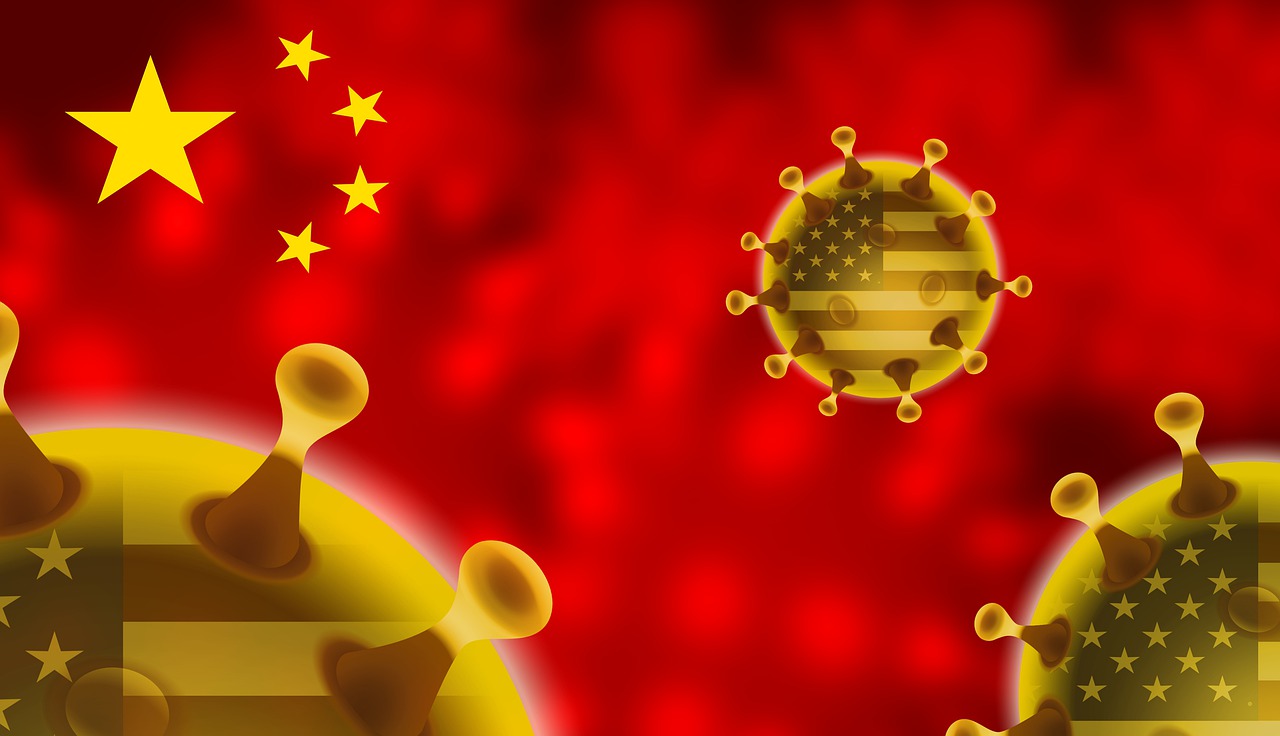 武漢肺炎 新型冠狀病毒 COVID-19。圖片來源：pixabay