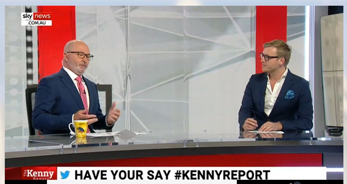 天空新聞的節目「肯尼報導」(The Kenny Report)中，主播肯尼(Chris Kenny)和天空新聞網站編輯賀頓(Jack Houghton)對談時，特別針對譚德塞的指控提出討論。(截自The Kenny Report)