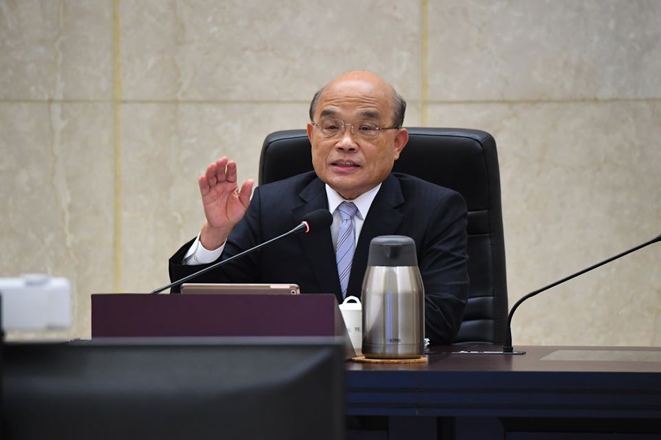 行政院長蘇貞昌主持行政院會。(資料照片/行政院提供)