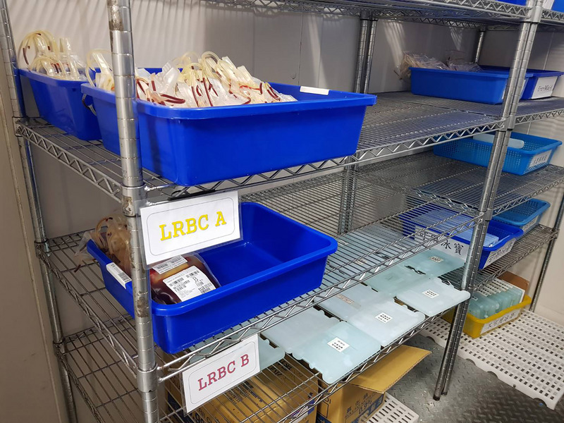 血液基金會表示，全台各血型庫存都偏低，以北部最為嚴重，O型僅剩3天、A型3.6天、B型3.9天，呼籲民眾踴躍挽袖捐血。（花蓮捐血站提供）