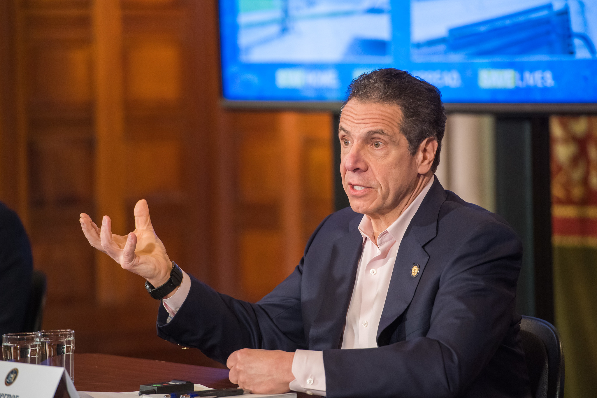 美國紐約州長古莫(Andrew Cuomo)。(圖:紐約州政府)