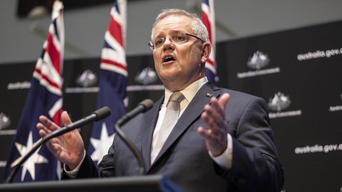 澳洲總理莫里森(Scott Morrison)。(圖/推特)