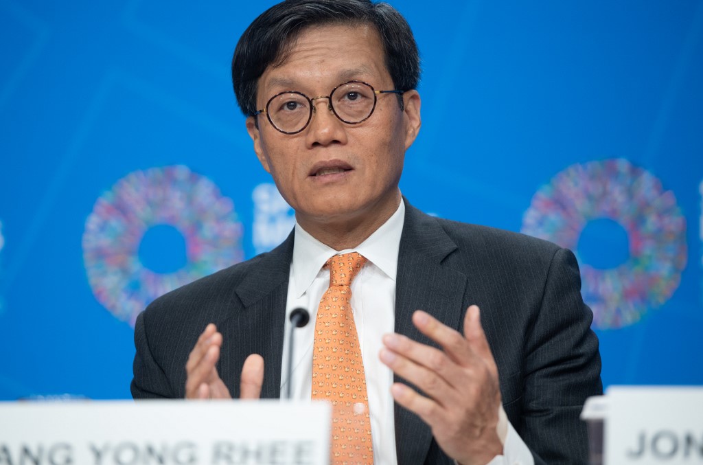 國際貨幣基金(IMF)的亞太部門主管李昌鏞(Changyong Rhee) (AFP)