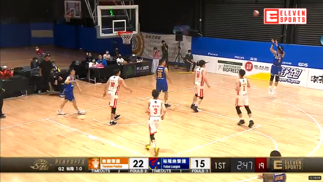 ELEVEN SPORTS 17日發布新聞稿表示，16日在推特直播裕隆對璞園的挑戰賽第2戰，共吸引全球近64萬人次觀看紀錄。(圖擷自ELEVEN SPORTS HQ推特)