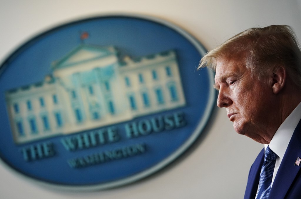 美國總統川普。(AFP)