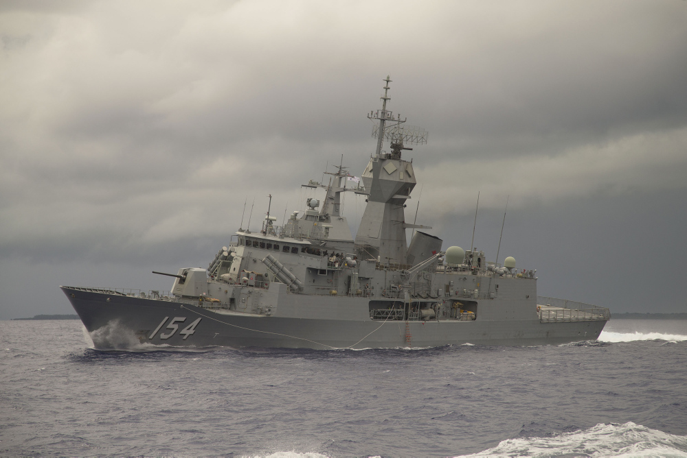 澳洲巡防艦「巴拉馬塔號」(HMAS Parramatta)。 (圖:澳洲海軍)