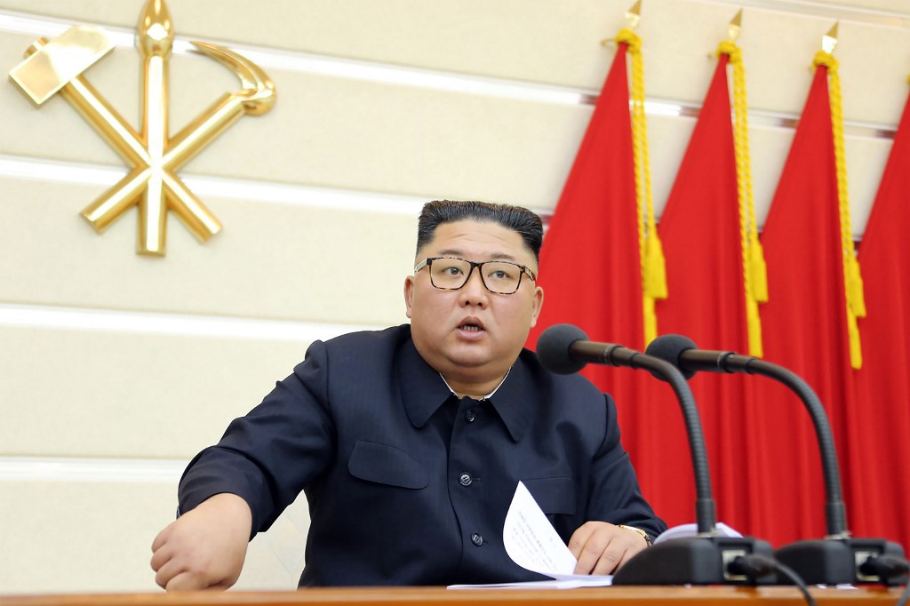 北韓領導人金正恩(Kim Jong Un)獲推舉成為北韓勞動黨總書記。 (AFP)
