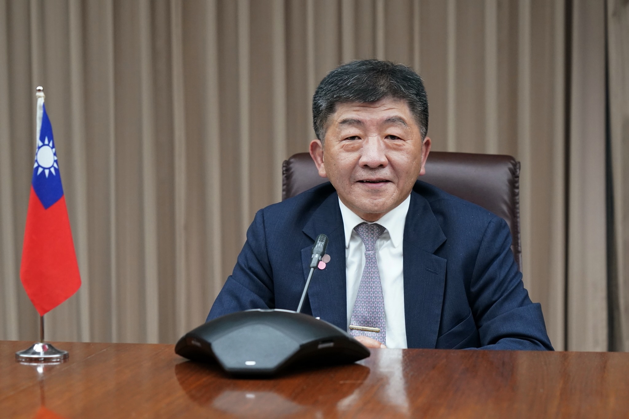 韓國最大經濟專業報「每日經濟」11日刊出衛生福利部長陳時中投書，文中籲請各界支持將台灣納入世界衛生組織，實現聯合國永續發展目標「不遺漏任何人」的願景。(衛福部提供)