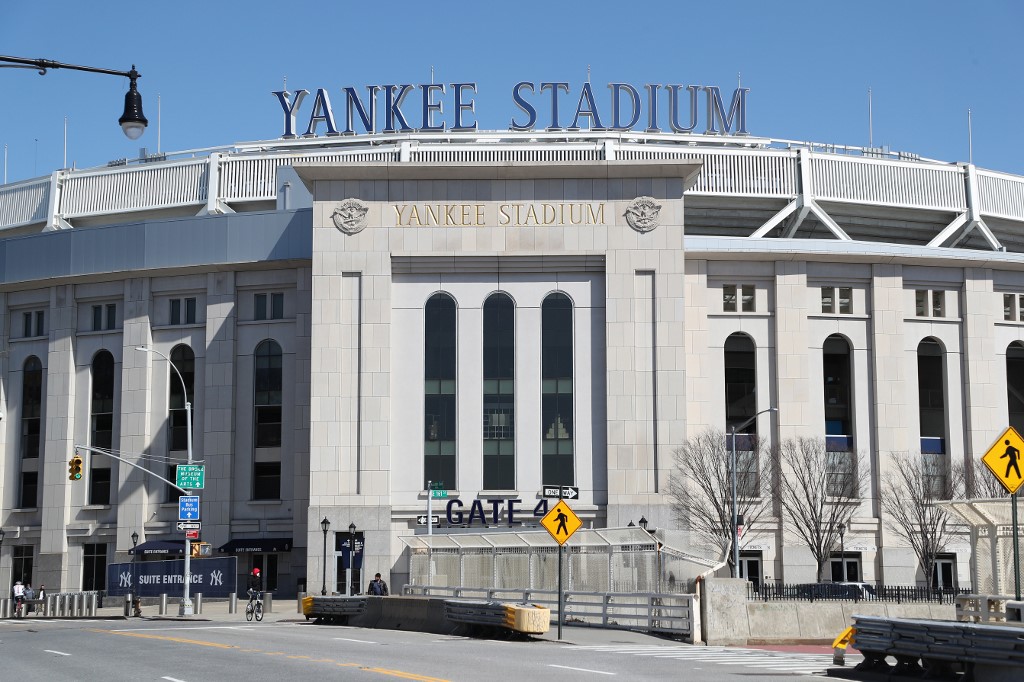 美國職棒大聯盟(MLB)洋基隊球場。 (檔案照片/AFP)