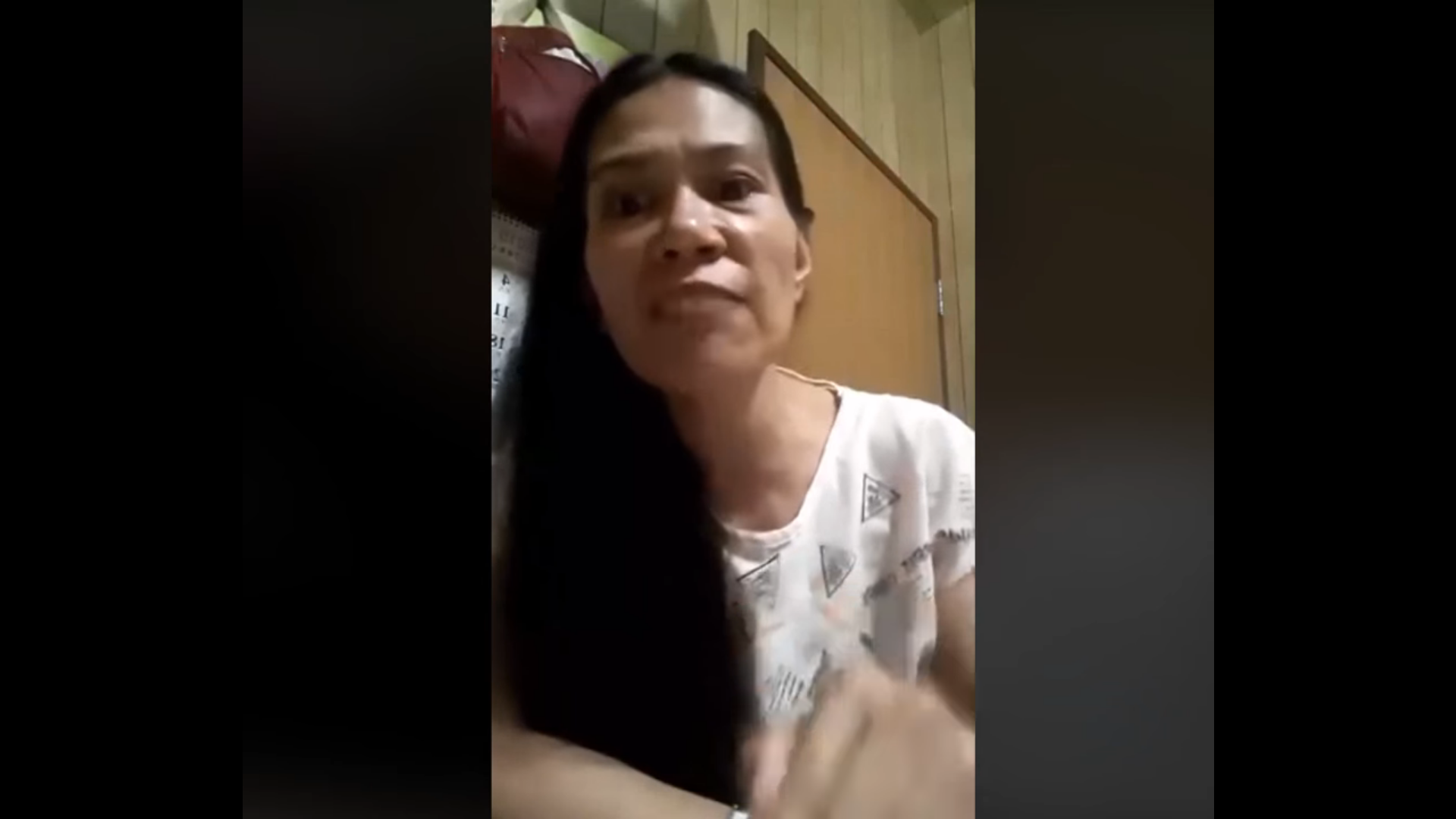 名叫歐迪朵(Elanel Egot Ordidor)的菲籍看護以「醜陋惡毒的」內容批評總統杜特蒂(Rodrigo Duterte)，菲國海外勞工辦公室已與她的仲介和雇主協調遣返事宜。(圖擷取自臉書)