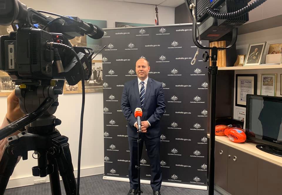 澳洲財政部長佛萊登柏格(Josh Frydenberg)。(臉書)