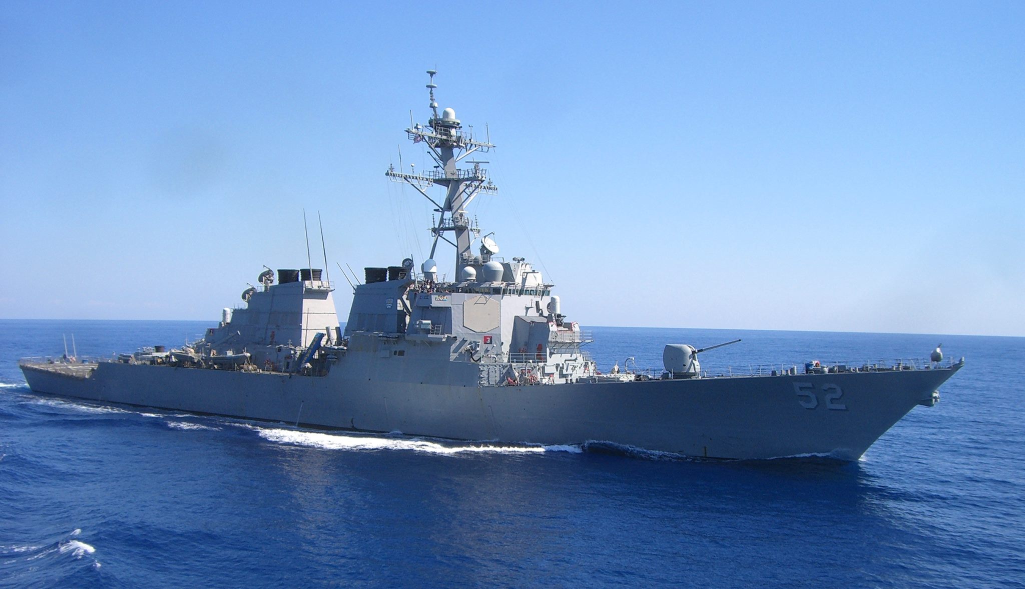 美國貝瑞號驅逐艦（USS Barry）日前航行至西沙群島海域，遭中方批是非法入侵。圖：美國海軍