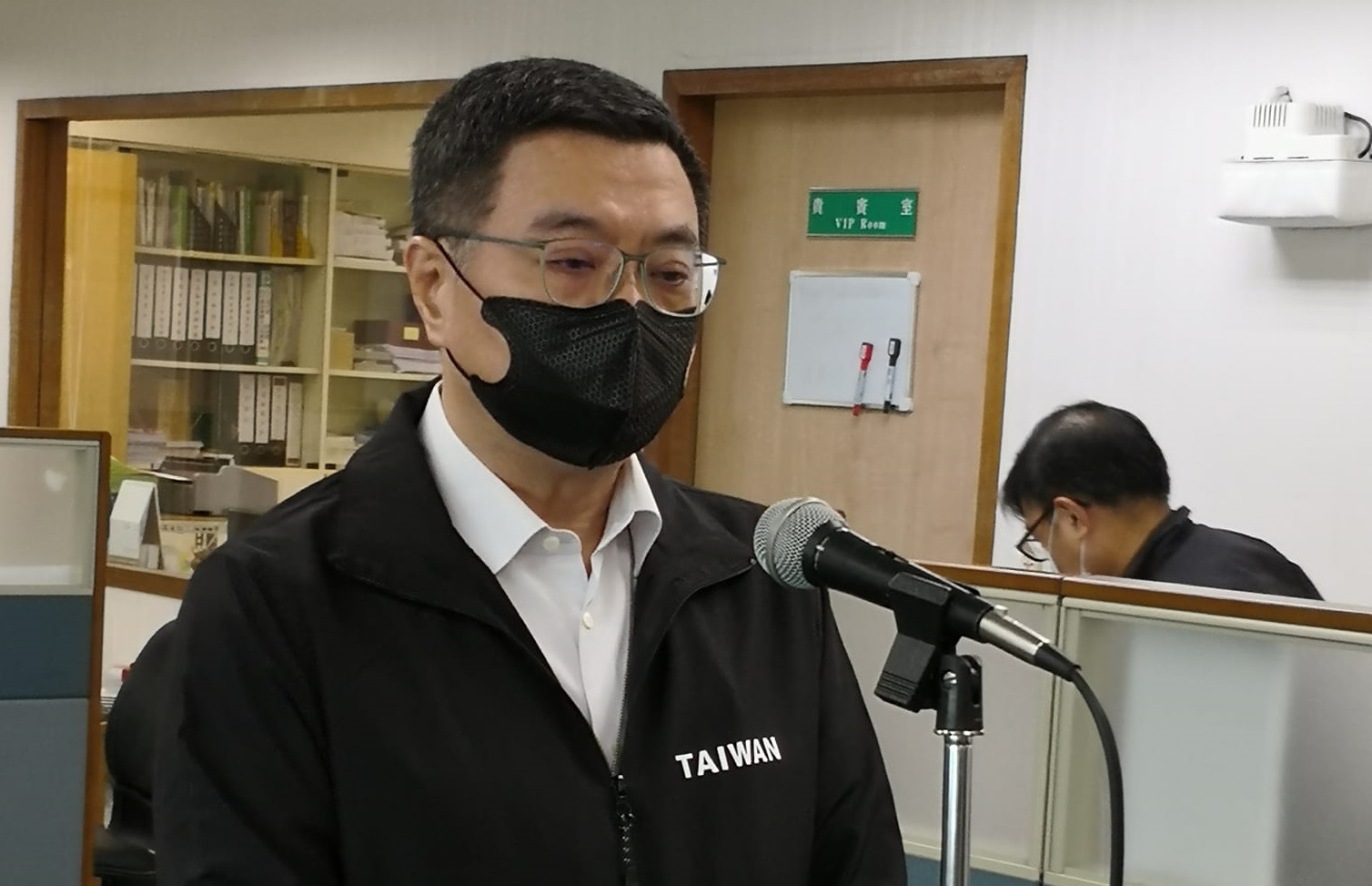 民進黨主席卓榮泰（劉玉秋攝)