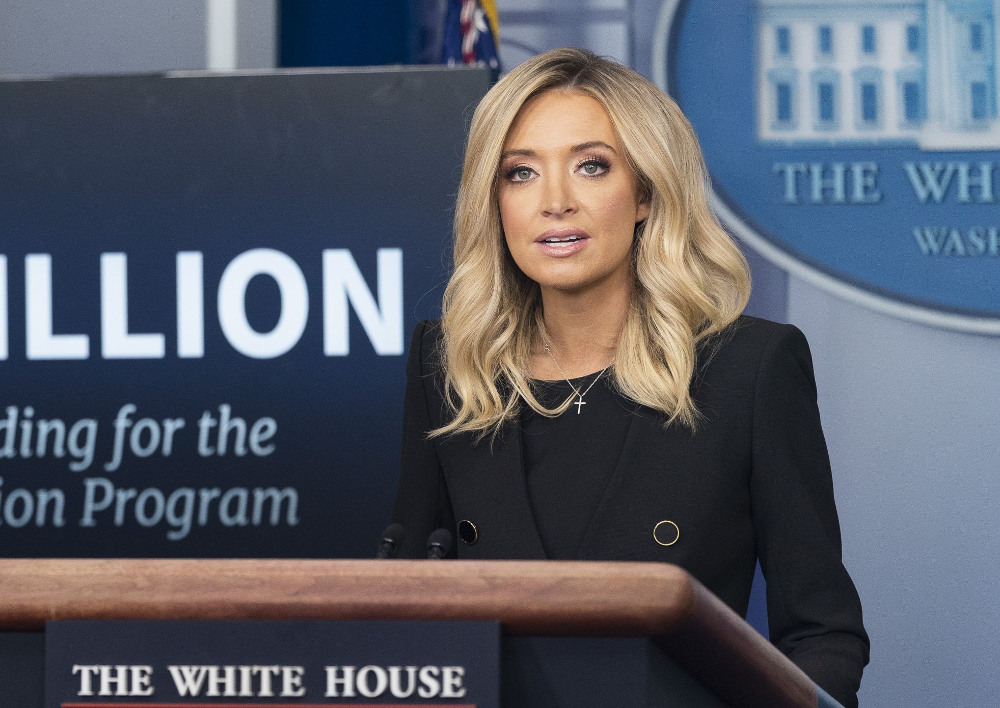 白宮發言人麥肯阿尼(Kayleigh McEnany)。 (圖:白宮)