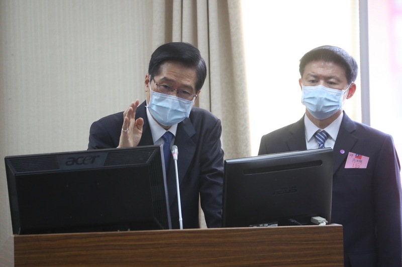 國防部上午赴立法院外交及國防委員會進行相關報告並備質詢。(圖：中央社)